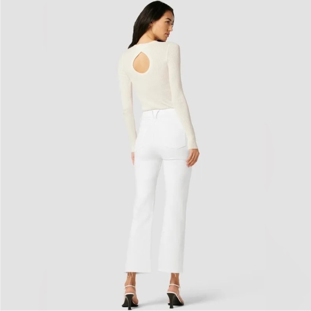 Hudson Faye ultra high rise boot cut crop 25‎ $360 - Picture 2 of 12